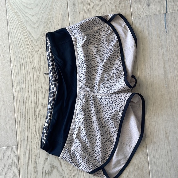 Lululemon cheetah print shorts - Picture 2 of 3